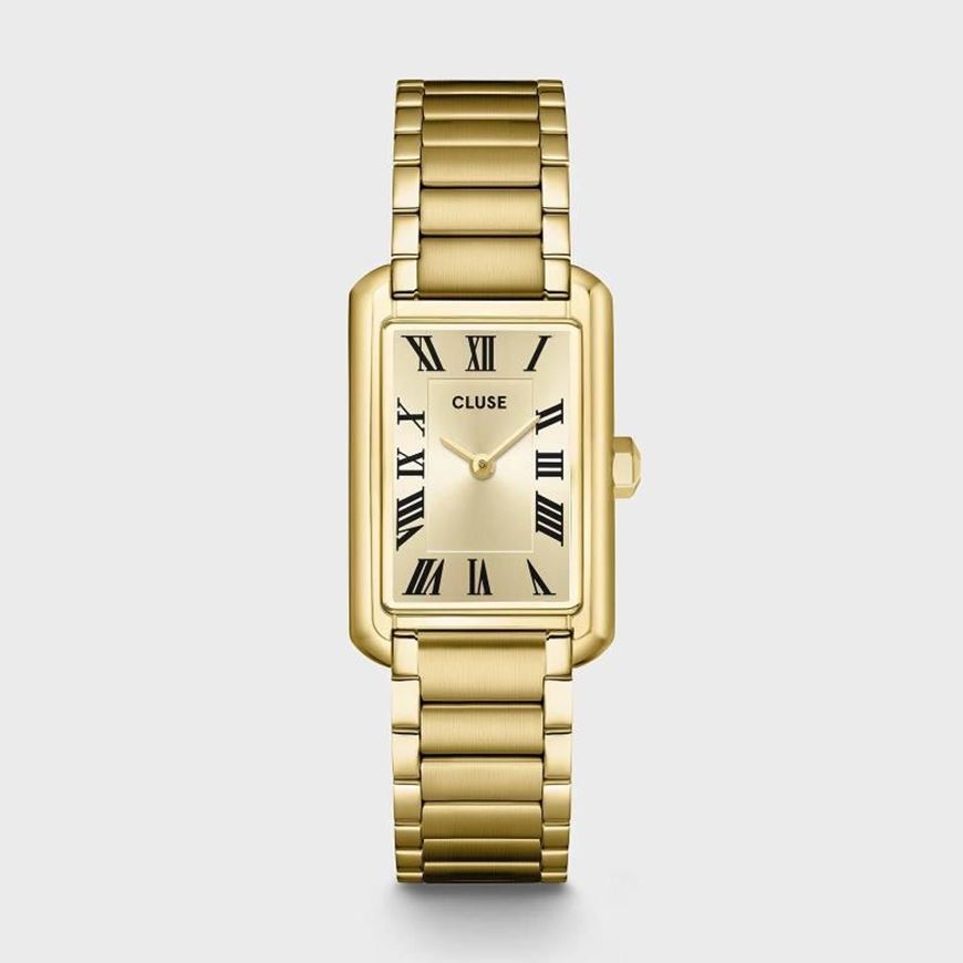 Foto de Reloj Belisenna de acero, color oro