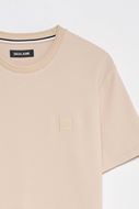 Foto de Camiseta con Textura Regular Fit beige