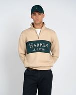 Foto de Sudadera half zipper Maryland arena y verde