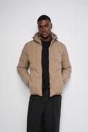 Foto de Chaqueta puffer con bolsillos beige