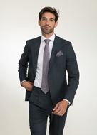 Foto de Traje Slim Fit tejido textura verde bosque