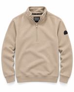 Foto de Sudadera hombre cuello cremallera beige