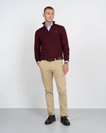 Foto de Jersey Zipper Burgundy