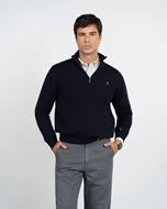 Foto de Jersey Zipper azul marino