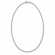 Foto de Cadena forzada oro blanco 18k de 50cm