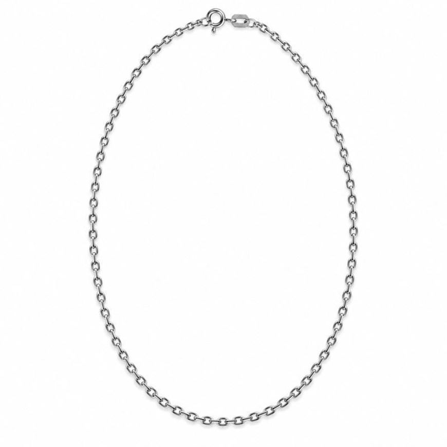 Foto de Cadena forzada oro blanco 18k de 50cm