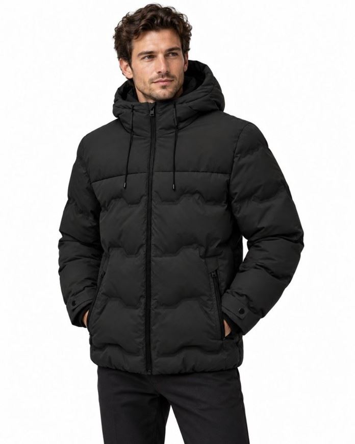 Foto de Chaqueta acolchada water-repelent en negro
