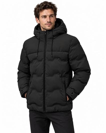 Picture of Chaqueta acolchada water-repelent en negro
