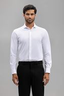 Foto de Camisa de vestir Slim Fit water repellent blanco