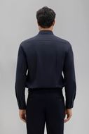 Foto de Camisa de vestir Slim Fit water repellent azul marino