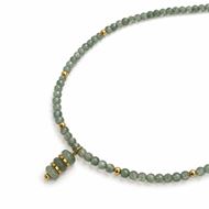 Foto de Collar cuentas de aventurina y colgante aventurina