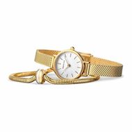 Foto de Set reloj baño oro classic 22mm y pulsera acero baño oro