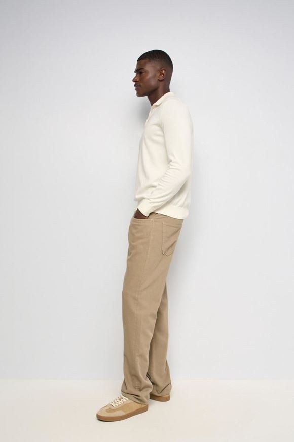 Foto de Pantalón straight fit Beige oscuro
