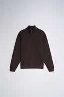Foto de Jersey cuello zipper marrón
